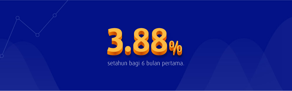 3.88& p.a. for the first 6 months
