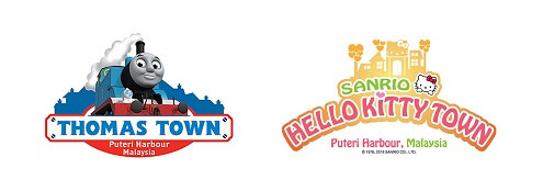 Thomas Town & Sanrio Hello Kitty Town logo