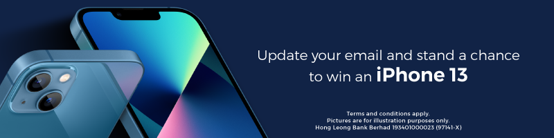 Update your email and stand a chance to win an iPhone 13
