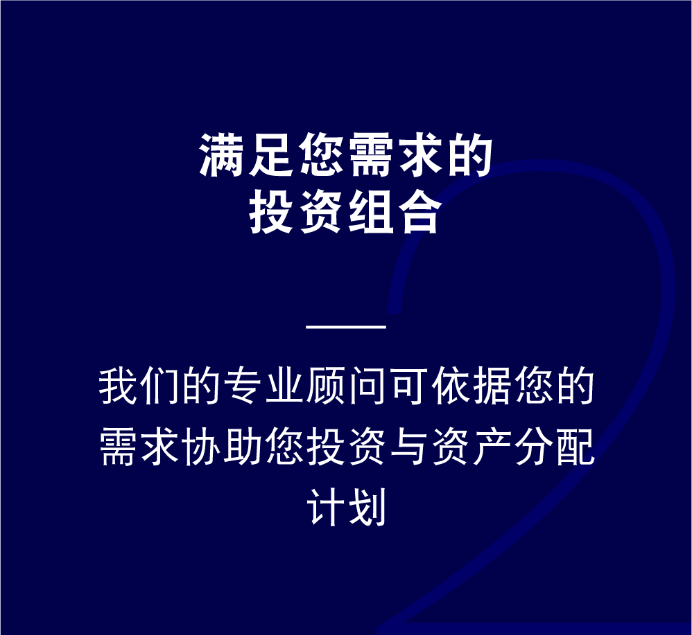 满足您需求的 投资组合