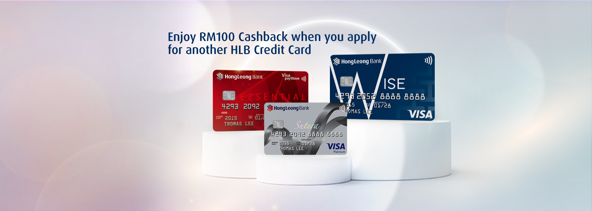 HLB Credit Card via HLB Cashback RM100