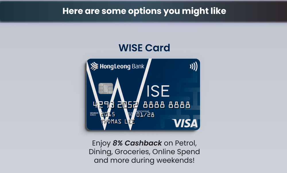 HLB Credit Card via HLB Cashback RM100