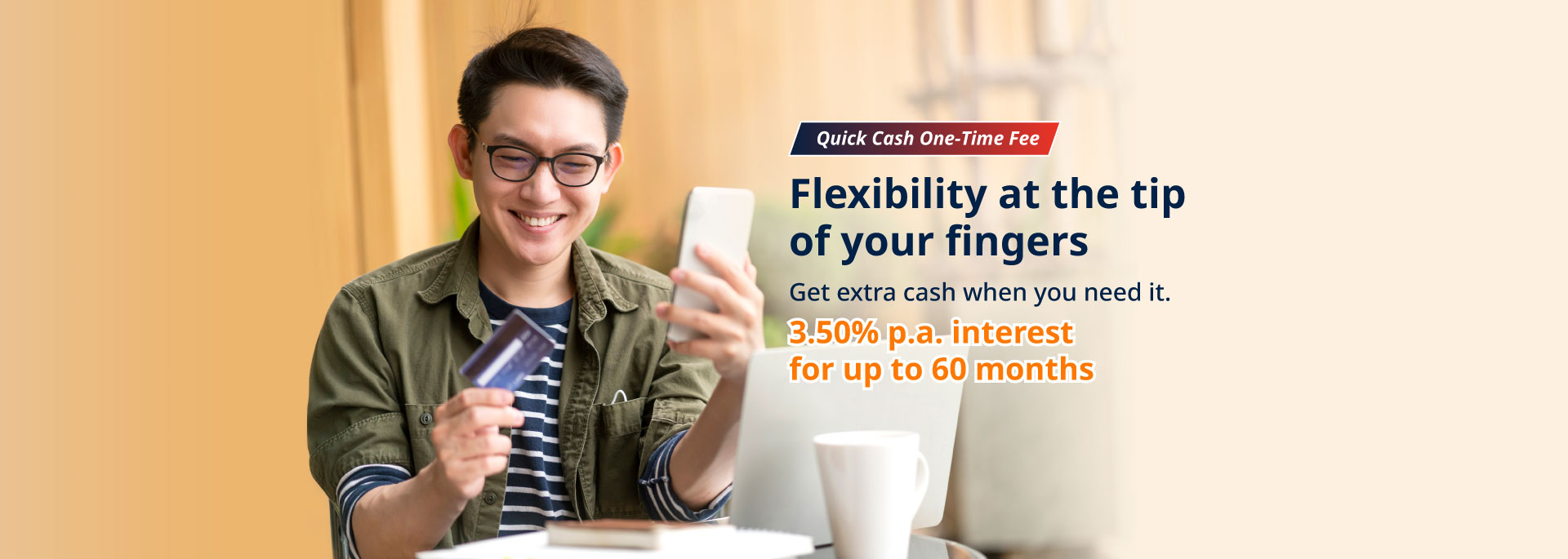 [By Invitation Only]: Exclusive 3.50% p.a. interest Quick Cash plan for you