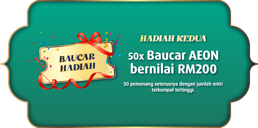 menang baucar aeon