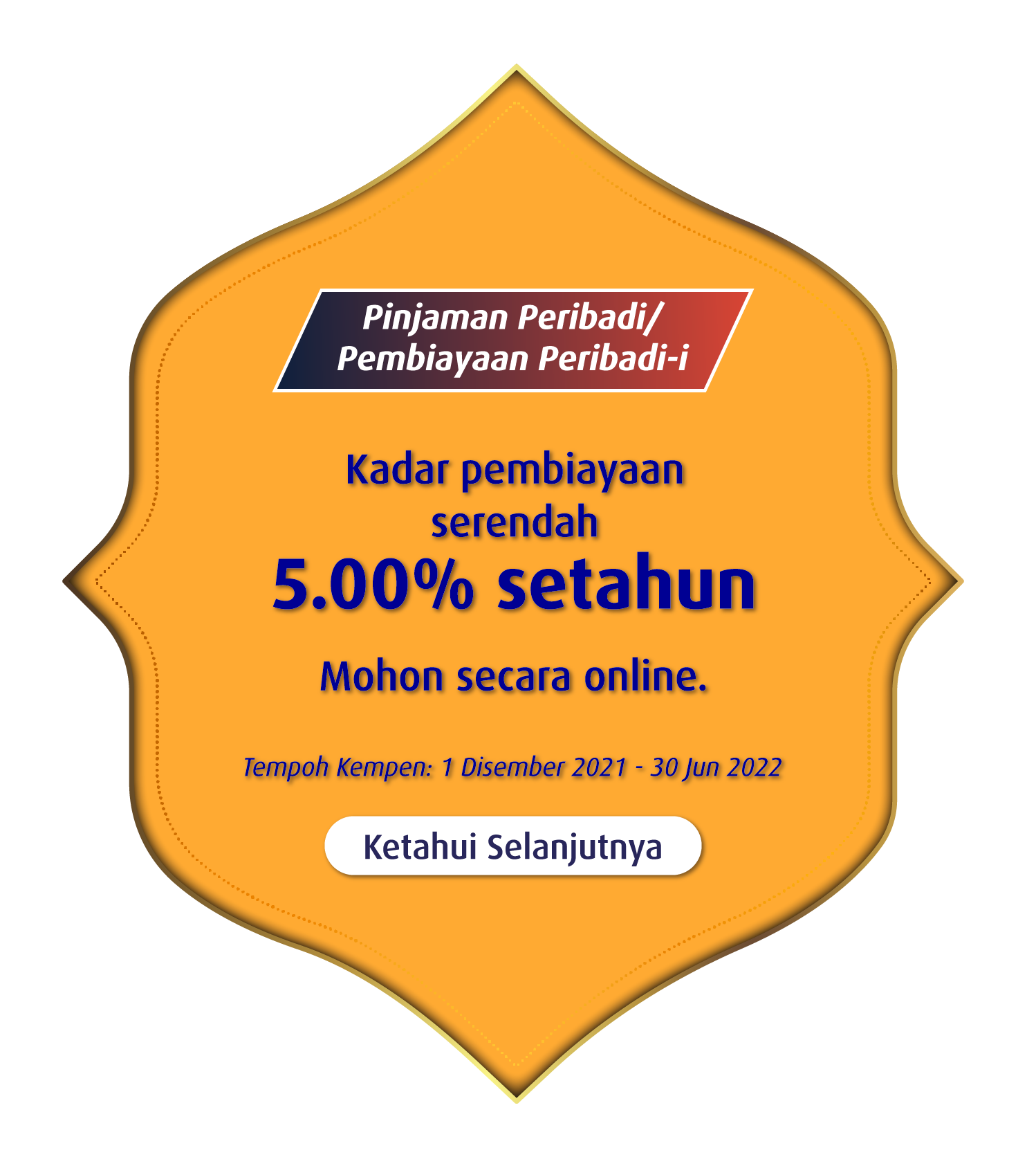 Financing rates from 5.00% p.a.