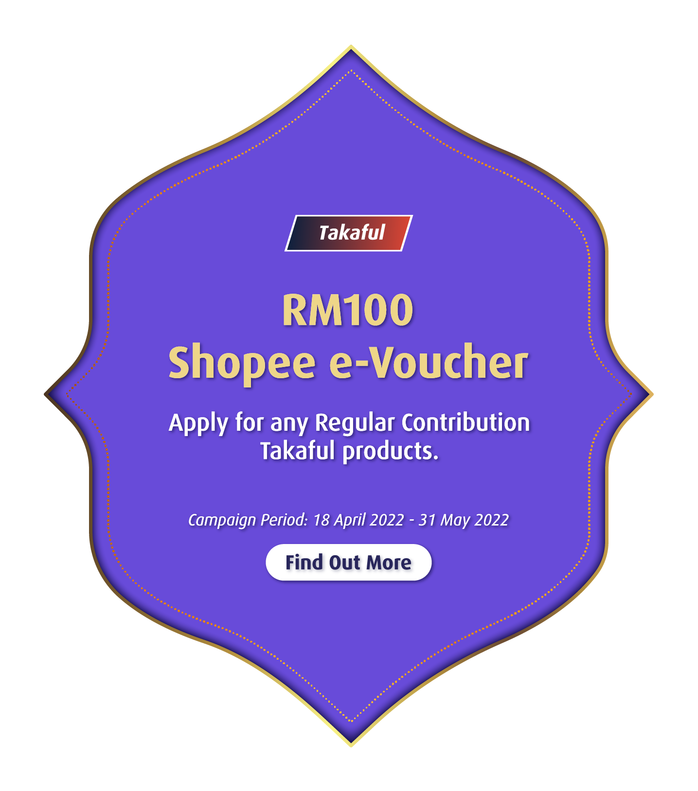 Takaful RM100 Shopee e-Voucher