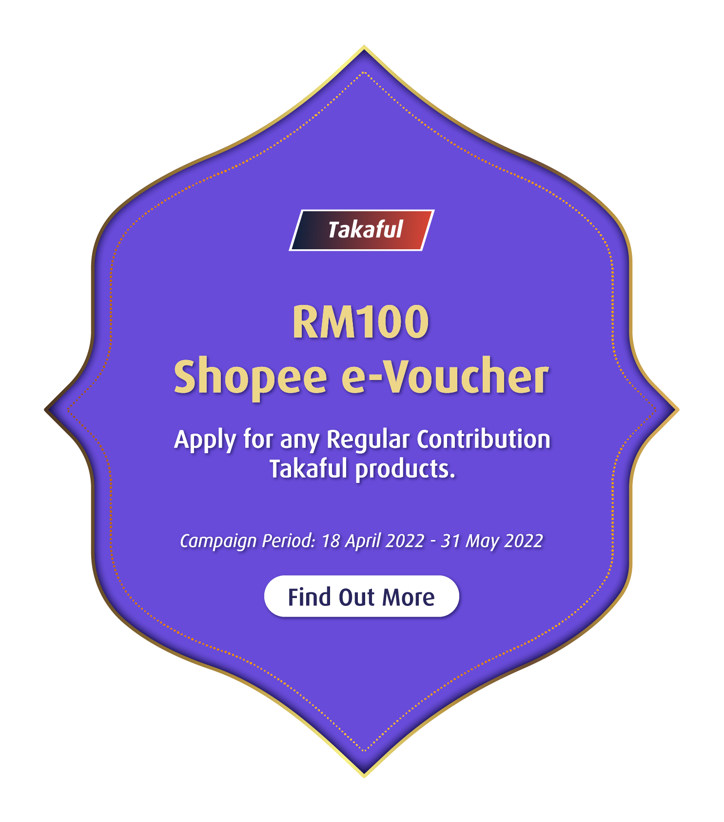 Takaful RM100 Shopee e-Voucher