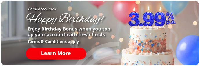 Bank Account Birthday Campaign